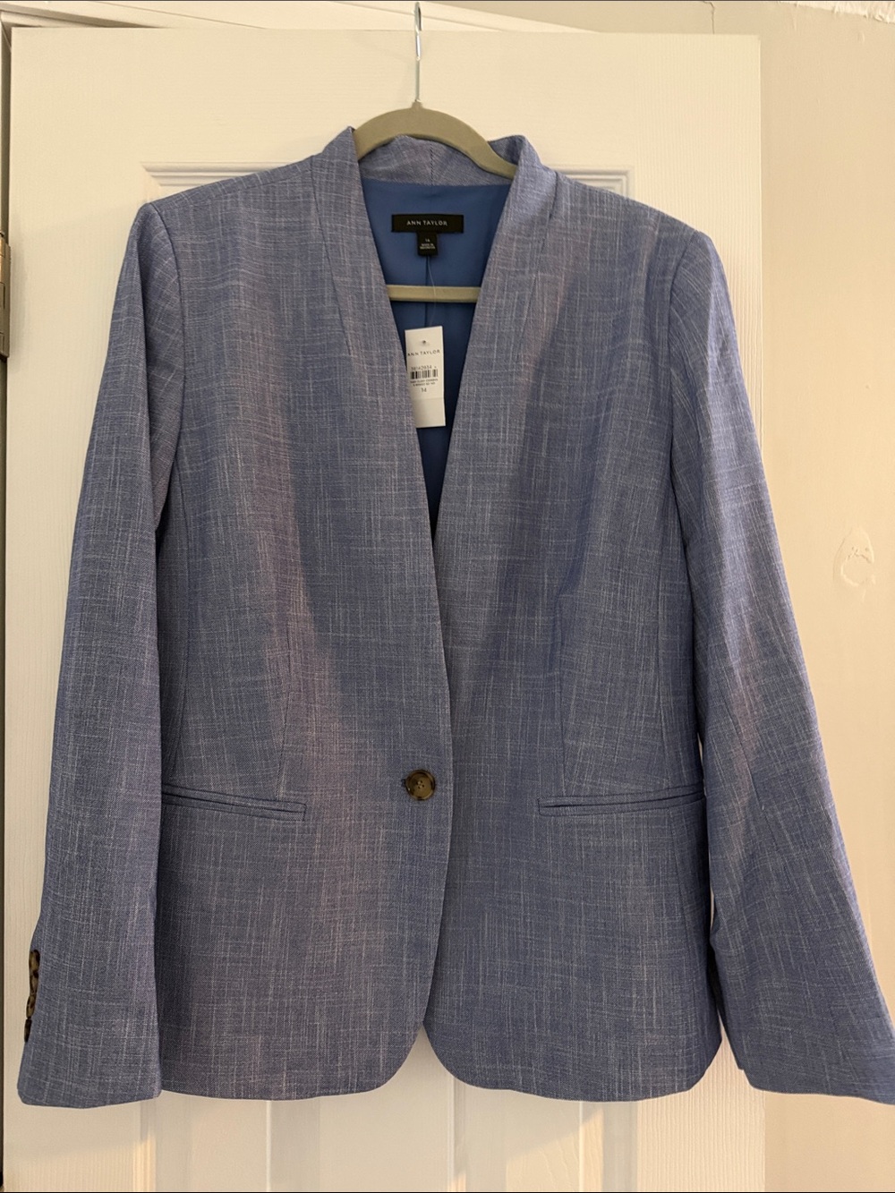 Ann Taylor blue pants suit
